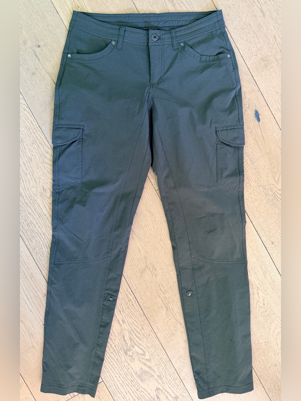Women's Kuhl Freeflex Roll-Up Pants - Dark Moss - Size 8 EUC - Picture 4 of 4